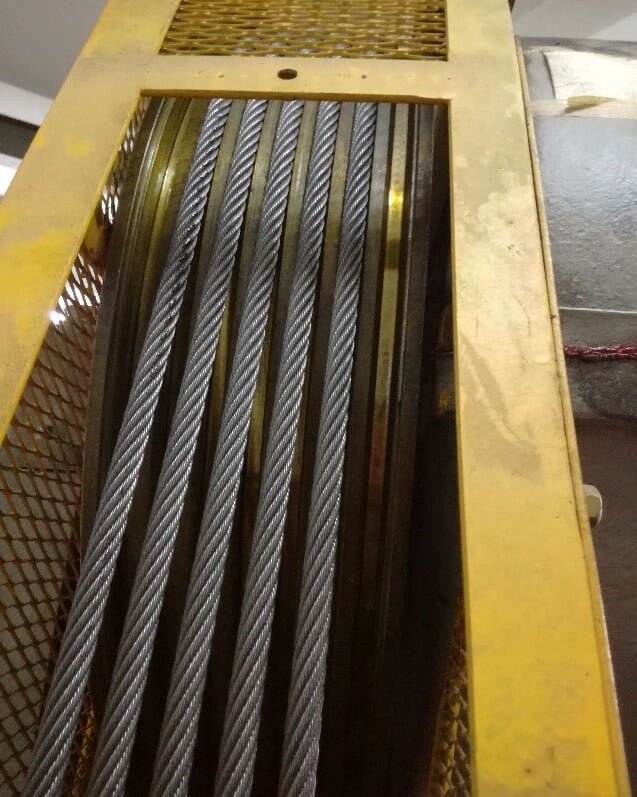New-ropes-sheave-replaced
